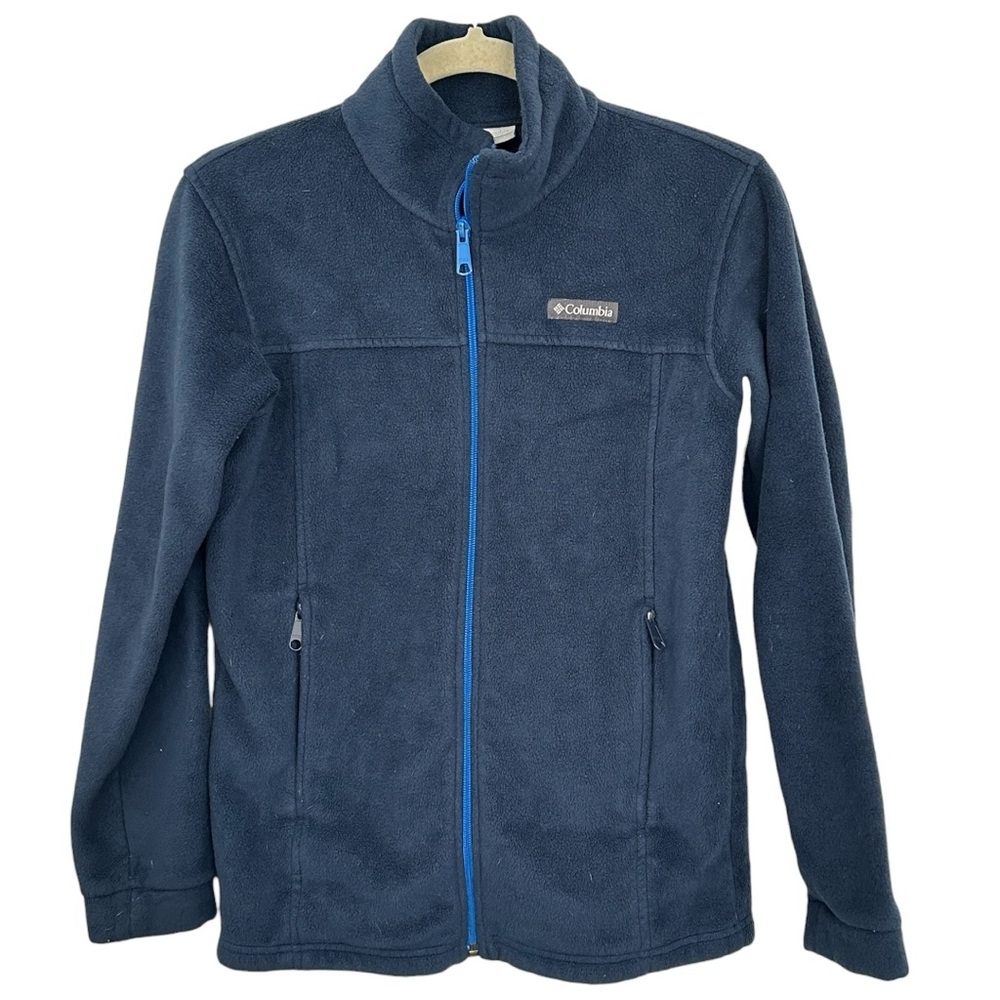 Columbia Boy’s Navy Zip Up Fleece Jacket
Sz L(14/16)
